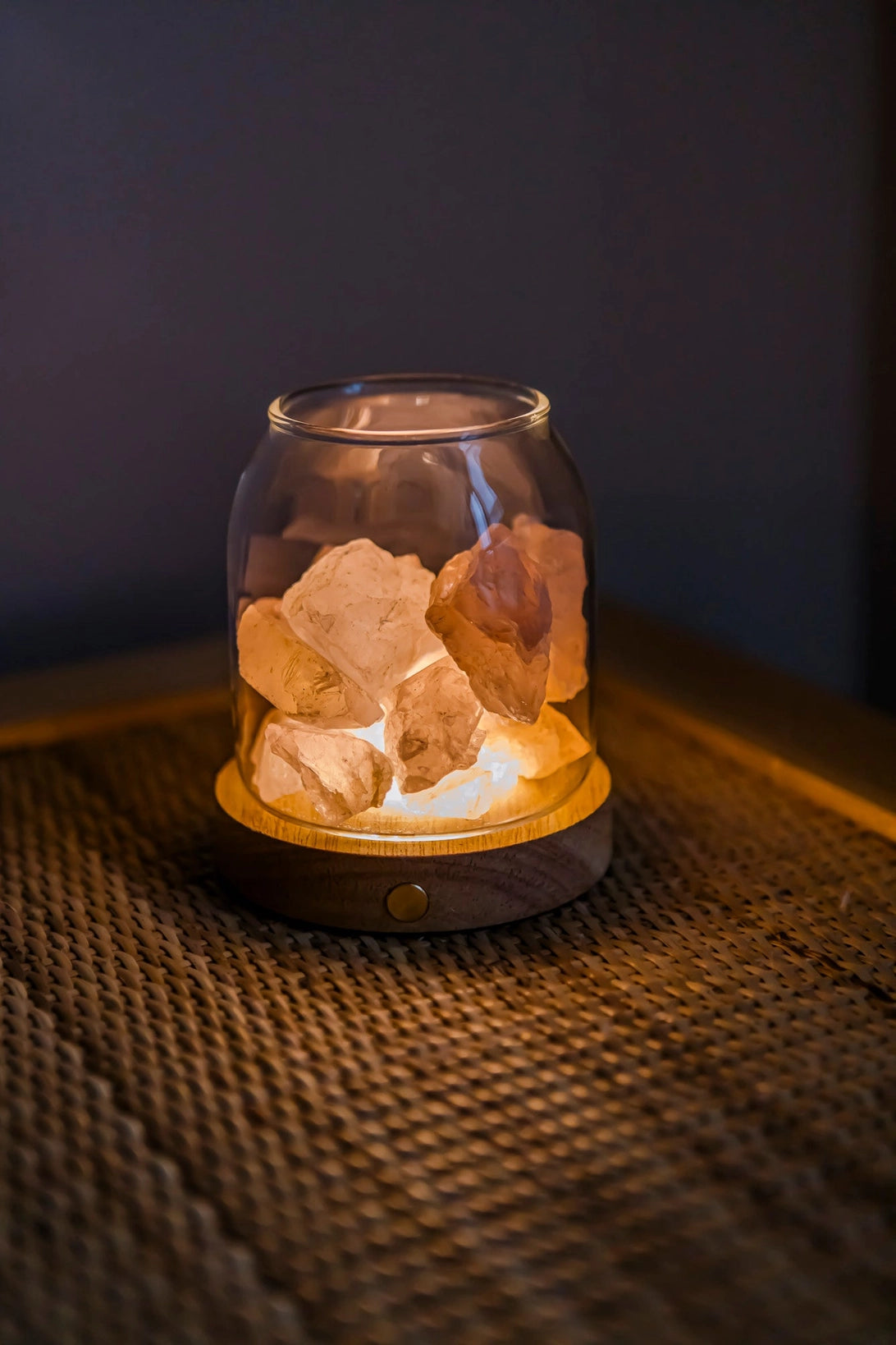 ROSE QUARTZ SCENTED CRYSTAL LIGHT DIFFUSER
