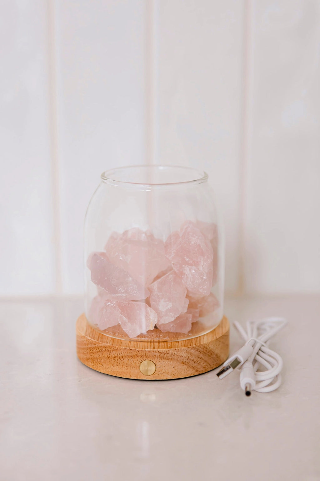 ROSE QUARTZ SCENTED CRYSTAL LIGHT DIFFUSER
