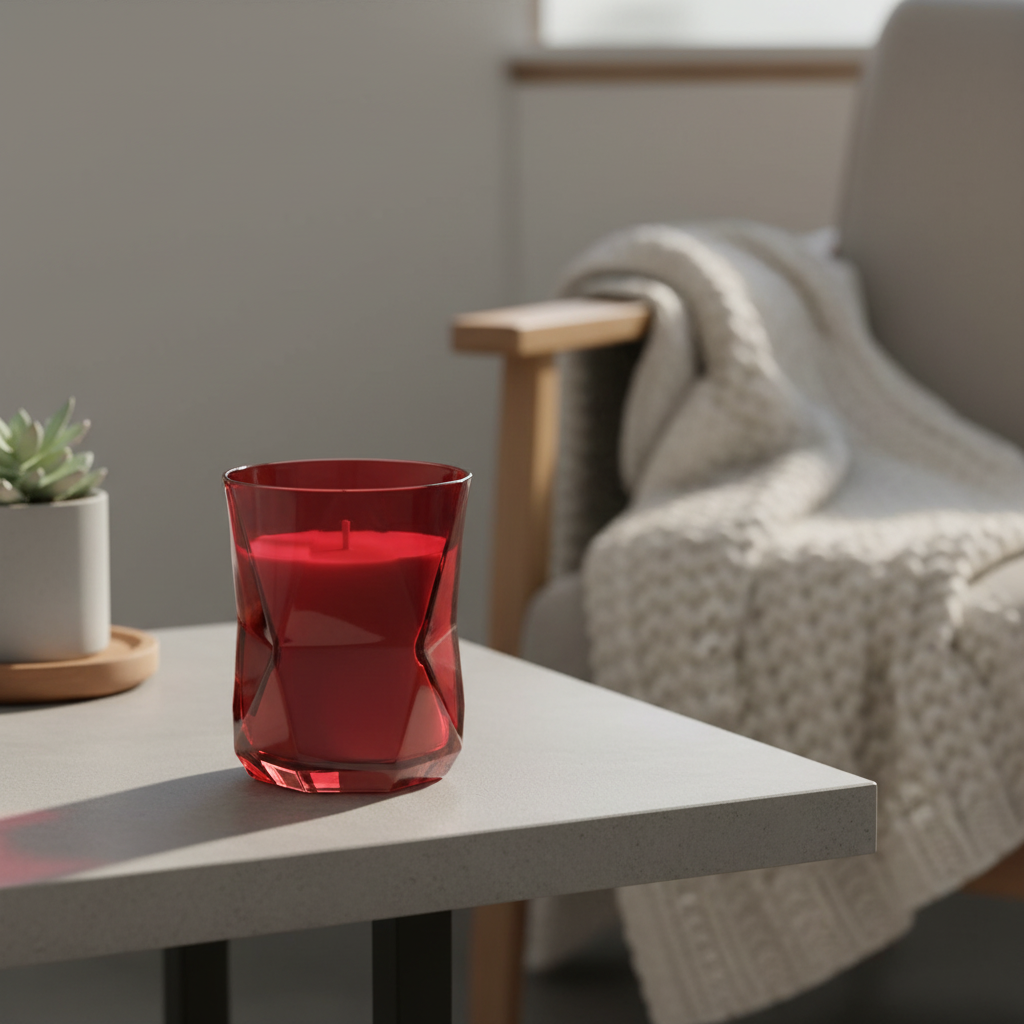 Jordan Geo Candle Jar with corrected glass colour