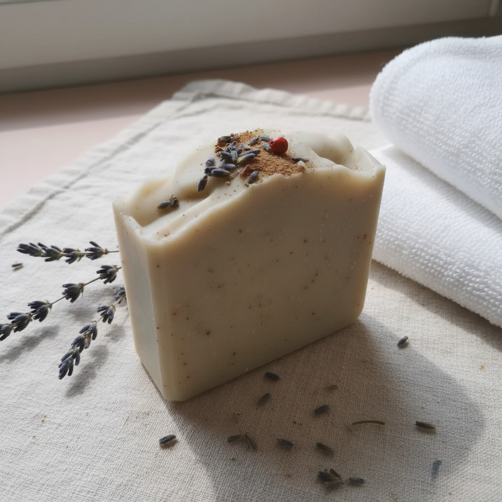 Sleep Soap with accurate cream-beige color